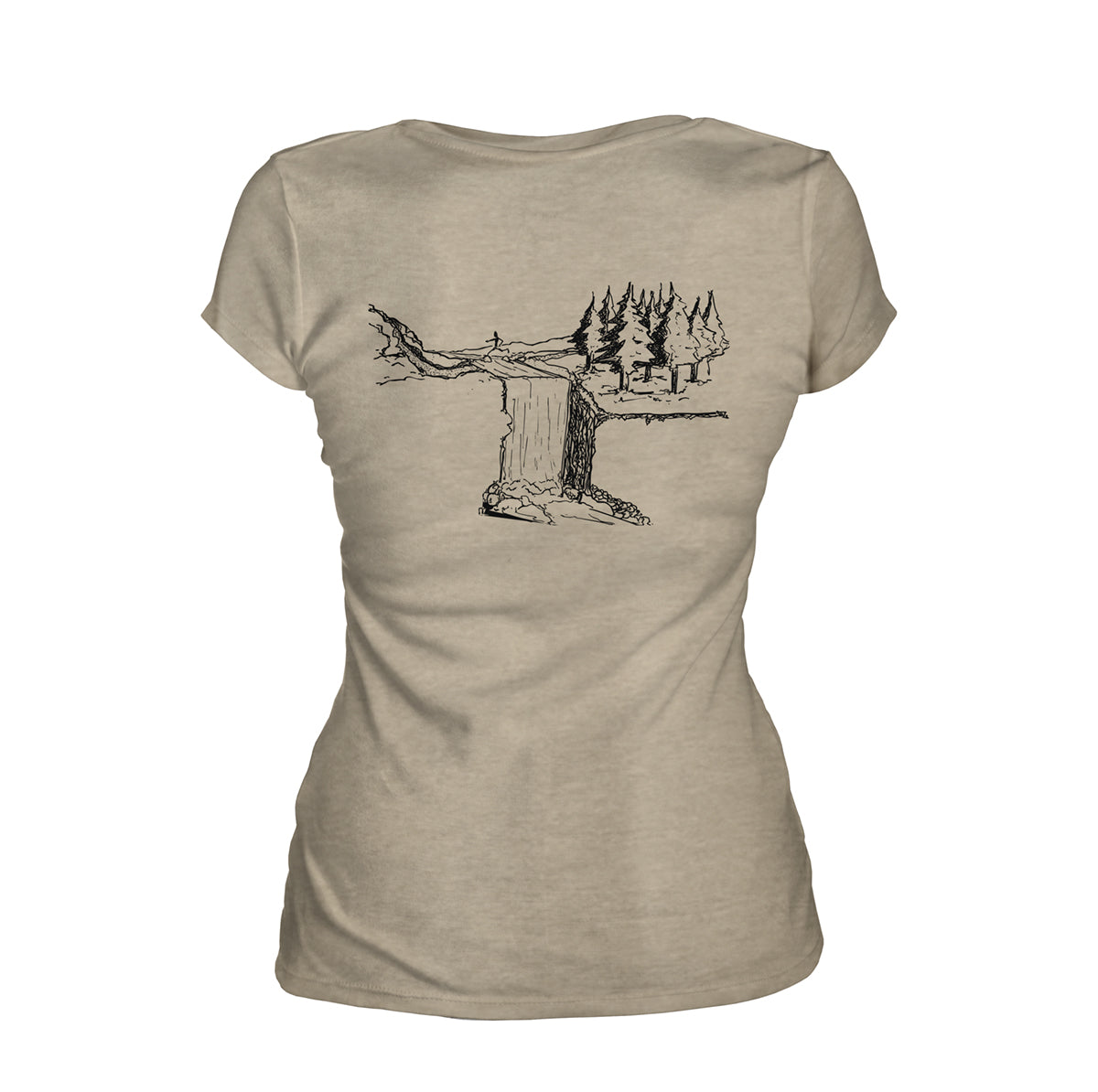 TRAIL RUNNING T-SHIRT LIMITED EDITION ARTIST SERIES WOMEN'S - Image 2